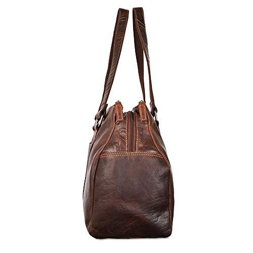 Voyager Satchel Bag #7815 (Brown)