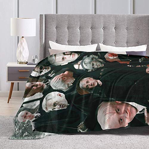 AFOK Ultra Soft Flannel Fleece Blanket Draco-Malfoy Stylish Bedroom Living Room Sofa Warm Blanket 60x50in