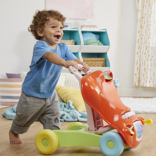 Playskool Step Start Walk 'n Ride Peppa Pig Active 2-in-1 Ride-On and Walker Toy for Toddlers and Babies 9 Months and Up (Amazon Exclusive)