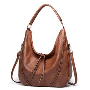 handbags for women,ladies purse,large designer ladies hobo bag,vintage work tote bag,girls cross body shoulder bag,top handle bag (brown)