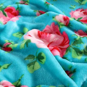 Betsey Johnson | Fleece Collection | Blanket - Ultra Soft & Cozy Plush Fleece, Lightweight & Warm, Perfect for Bed or Couch, King, Bouquet Day