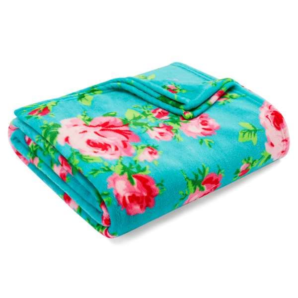 Betsey Johnson | Fleece Collection | Blanket - Ultra Soft & Cozy Plush Fleece, Lightweight & Warm, Perfect for Bed or Couch, King, Bouquet Day