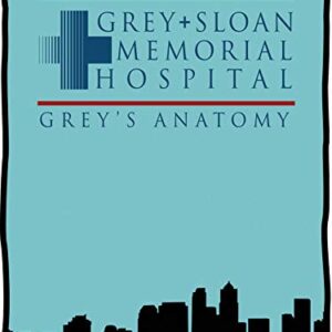 Seven Times Six Grey's Anatomy Grey + Sloan Memorial Hospital Blanket 46" X 60" Flannel Fleece Throw