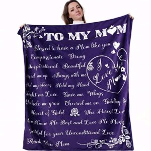 to my mom mothers day blanket gifts mothers day from daughter son for mother throw blanket presents regalos para mama dia de las madres christmas blanket gifts 60”*80”