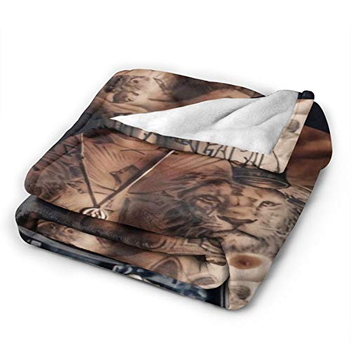 ABSFORTY Justin-Bieber Ultra-Soft Brot-Hers Micro Fleece Flannel Blanket Printed Soft Home Decor Warm Anti-Pilling Throw Blanket for Couch Bed Sofa 80" x60