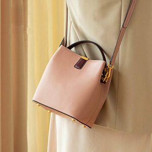 Cowhide Handbags for Women Small Leather Hobo Bucket Tote Purse Shoulder Cross body Bag