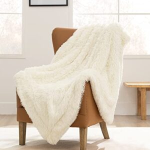 dreamcountry soft faux fur throw blanket 50×60 inches cozy sherpa fleece blanket comfy shaggy fuzzy blanket fluffy throw blankets for couch and bed lightweight decorative blanket beige
