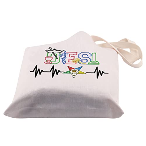 BDPWSS Tote Bag For Sistar Sorority Sisterhood Gift Freemason Lodge Gift (ES heartbeat TG)