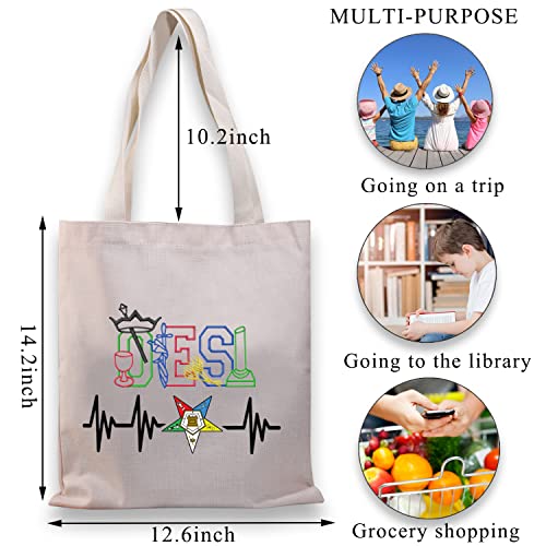 BDPWSS Tote Bag For Sistar Sorority Sisterhood Gift Freemason Lodge Gift (ES heartbeat TG)