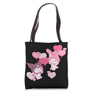 my melody and kuromi valentine’s day tote bag