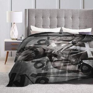 Justin-Bieber Super Soft Blankets Anti-Pilling Flannel Throw Blanket for Home Bedding Living Room 60" x50