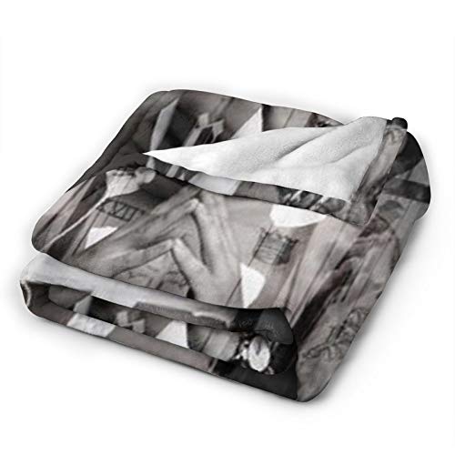 Justin-Bieber Super Soft Blankets Anti-Pilling Flannel Throw Blanket for Home Bedding Living Room 60" x50