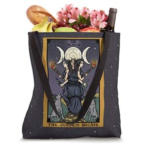 The Goddess Hecate Tarot Card Triple Moon Wiccan Pagan Witch Tote Bag