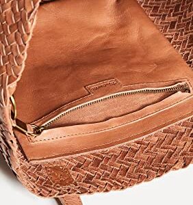 Madewell The Medium Transport Tote: Woven Leather Edition Burnished Caramel One Size