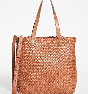 Madewell The Medium Transport Tote: Woven Leather Edition Burnished Caramel One Size