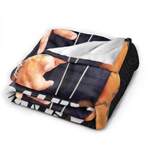 Dj Pauly D Super Soft Blankets Anti-Pilling Flannel Throw Blanket for Home Bedding Living Room 60" x50