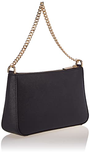 Michael Kors Medium Leather Zip Crossbody Purse - Black