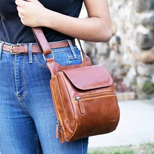 Voyager Slim Crossbody #7831 (Honey)