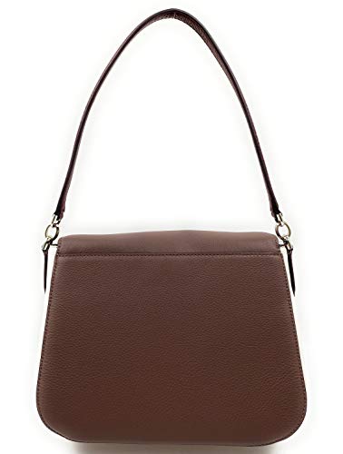 Kate Spade New York Jackson Soft Pebbled Leather Medium Flap Shoulder bag (Neutral Multi)