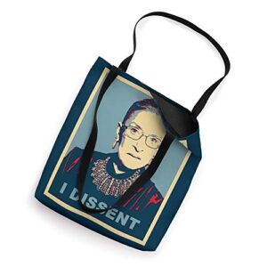 Notorious Ruth Bader Ginsburg - I Dissent Tote Bag