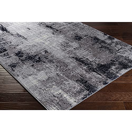 Artistic Weavers Houda Modern Abstract Area Rug, 5'3" x 7'3", Silver/Charcoal