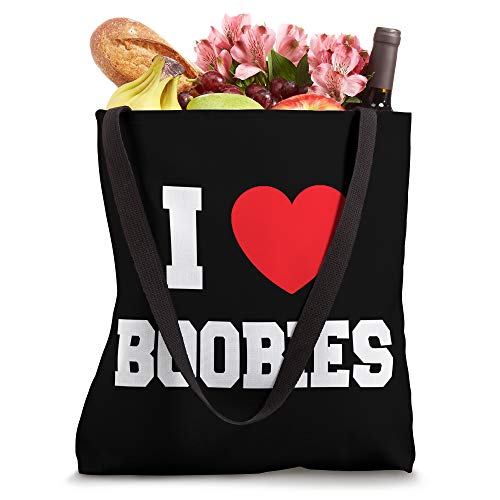 I Love boobies Tote Bag