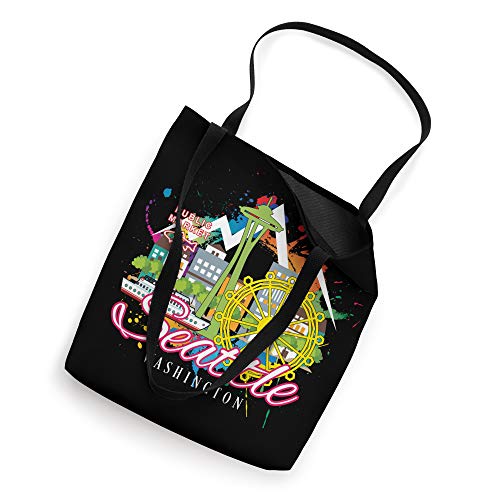 Seattle Washington Skyline Space Needle - Fashion Tote Bag