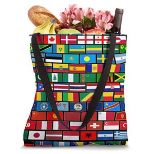 Flags of the Countries of the World, Cute International Tote Bag