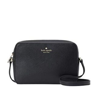 Kate Spade Harper Leather Crossbody Purse in Black