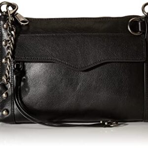 Rebecca Minkoff womens Mab W/ Studs Crossbody, Black, One Size US