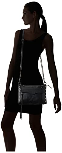 Rebecca Minkoff womens Mab W/ Studs Crossbody, Black, One Size US