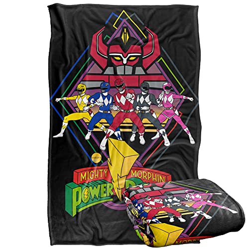 Power Rangers Megazord Rangers Silky Touch Super Soft Throw Blanket 36" x 58"