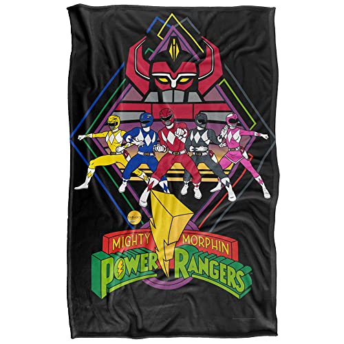 Power Rangers Megazord Rangers Silky Touch Super Soft Throw Blanket 36" x 58"