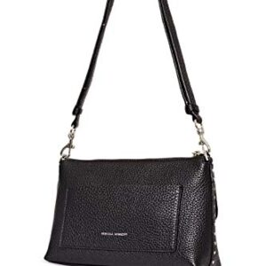 Rebecca Minkoff womens Darren Top Zip Crossbody, Black, One Size US