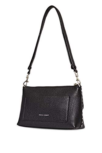 Rebecca Minkoff womens Darren Top Zip Crossbody, Black, One Size US