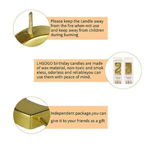 Gold 21st &12th Birthday Number Candles for Cake, Number 21 12 1 2 Glitter Candle Party Anniversary Cakes Decoration for Kids Women or Men