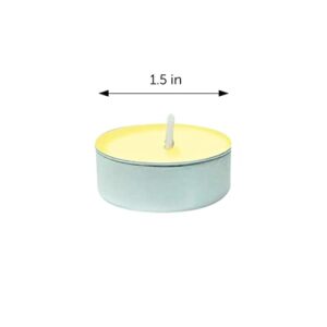 DecorRack 30 Tealight Candles, French Vanilla Scented, Pleasant Fragrance Candle, Long Lasting Air Freshener (Pack of 30)