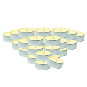 DecorRack 30 Tealight Candles, French Vanilla Scented, Pleasant Fragrance Candle, Long Lasting Air Freshener (Pack of 30)