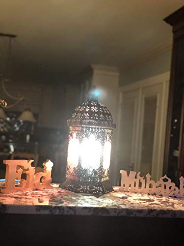 Ramadan Eid Mubarak Moon Star Desktop Shelf Table top Decoration for Home Office Classic Decor Products (Ramadan + Eid + Mubarak)