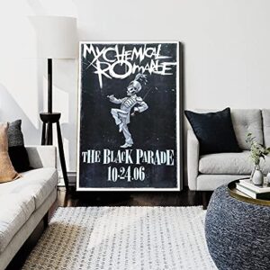 OFKP Famous Punk Band My Chemical Romance Music Poster Poster Decorative Painting Canvas Wall Art Living Room Posters Bedroom Painting 12×18inch(30×45cm)