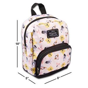 Fast Forward New York Disney Winnie the Pooh Mini Backpack for Women -- Canvas Disney Pooh Backpack Purse Shoulder Bag for Adults, Teens