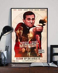 threat level mid.night movie tv poster hot – no frame (24 x 36)