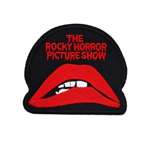 the rocky horror picture show embroidered iron on patch