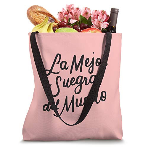 La Mejor Suegra Del Mundo Spanish Mother In Law Gifts Tote Bag