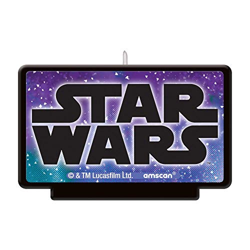 Star Wars Birthday Candle - 4 1/2" - Black - 1 Pc