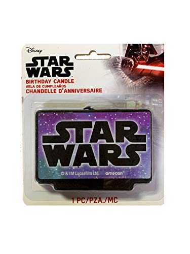 Star Wars Birthday Candle - 4 1/2" - Black - 1 Pc