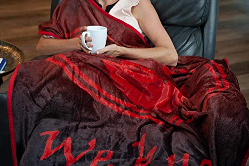 JUST FUNKY The Elder Scrolls Skyrim Dark Brotherhood We Know Fleece Throw Blanket | Skyrim Soft Blankets and Throws | Official The Elder Scrolls Skyrim Throw Blankets | Measures 60 x 45 Inches