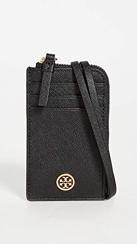 Tory Burch Women's Robinson Lanyard, Black, One Size