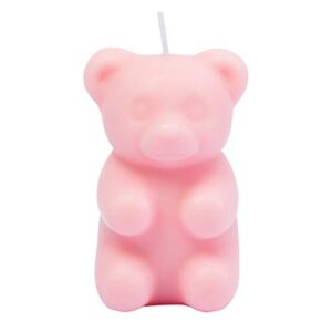 mysterious gummy bear scented candle secret hidden inside (pink)