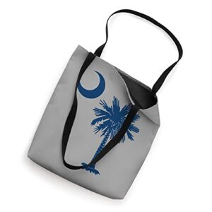 South Carolina State Flag Palmetto Tree Crescent Moon SC Tote Bag